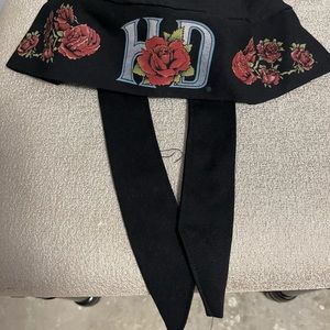 Harley Davidson Do Wrap,with roses.
